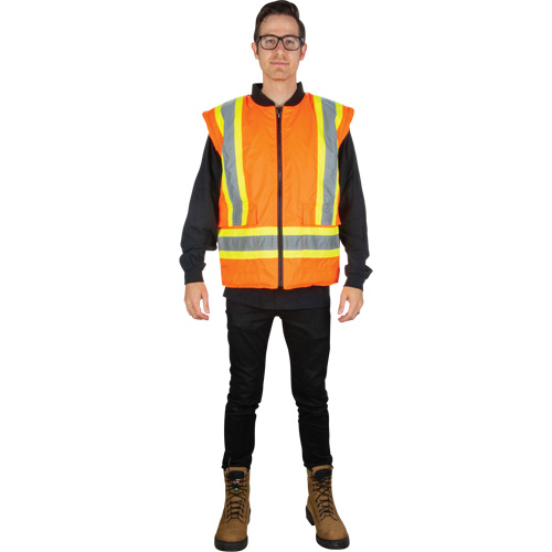 Parka d'hiver imperm&eacute;able 7-en-1, Orange haute visibilit&eacute;, Moyen Dufferin Supply