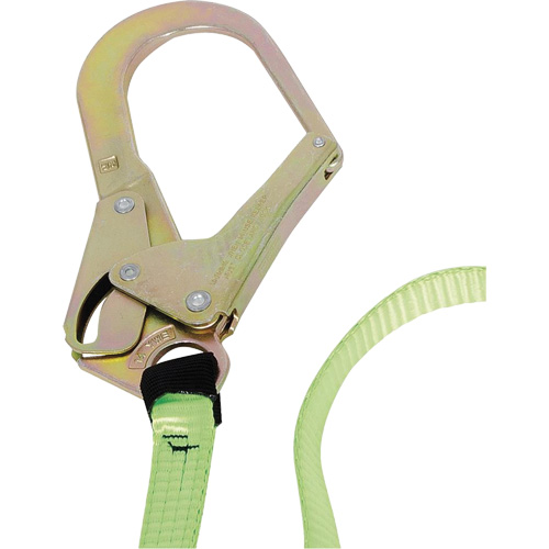 SA-54022-4 Shock Absorbing Lanyard, 4', Form Hook Center, Snap Hook Leg Ends, Polyester Dufferin Supply