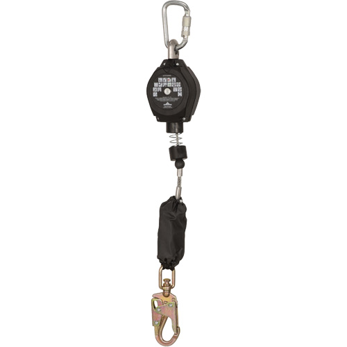 SRL-73302-10LE Self-Retracting Lifeline, 10', Galvanized Steel, Swivel Dufferin Supply