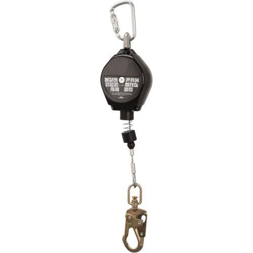 SRL-73302-20LE Self-Retracting Lifeline, 20', Galvanized Steel, Swivel Dufferin Supply