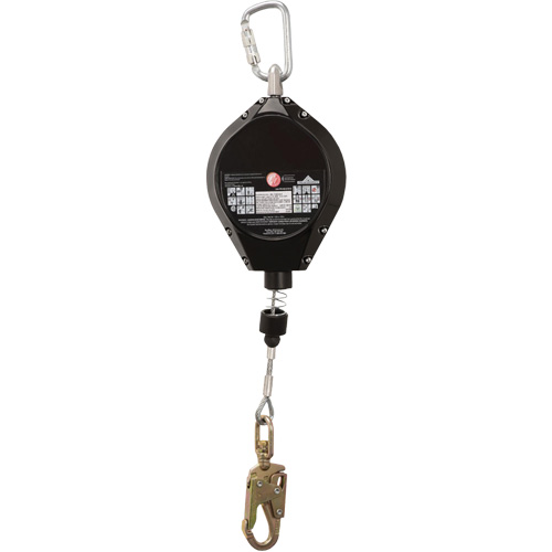 SRL-73302-40LE Self-Retracting Lifeline, 40', Galvanized Steel, Swivel Dufferin Supply