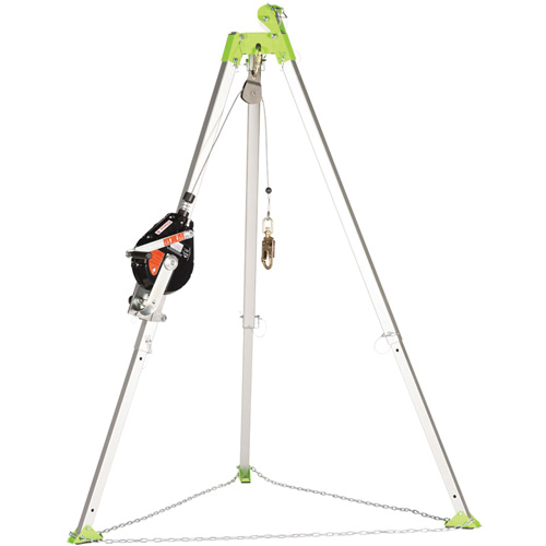 SRL-73303-60 Cable Self-Retracting Lifeline with Recovery, 60', Galvanized Steel, Swivel Dufferin Supply