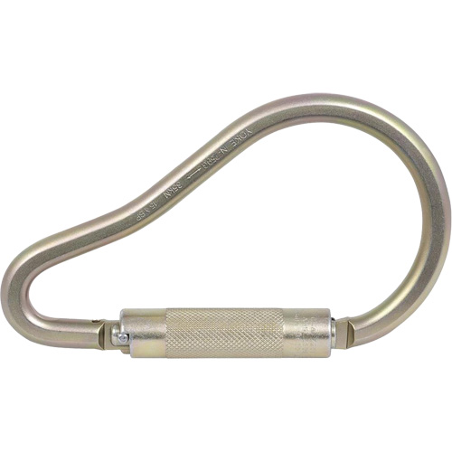 CP-04011-1 Zinc Plated Carabiner with 2" Gate Opening, Steel Dufferin Supply