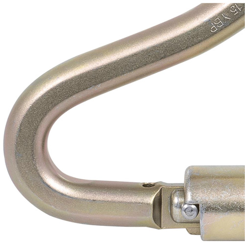 CP-04011-1 Zinc Plated Carabiner with 2" Gate Opening, Steel Dufferin Supply
