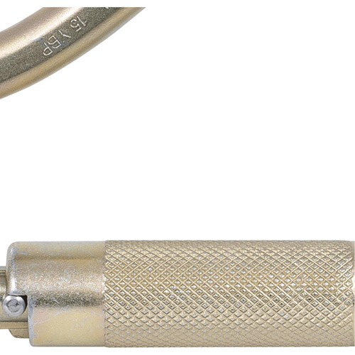 CP-04011-1 Zinc Plated Carabiner with 2" Gate Opening, Steel Dufferin Supply