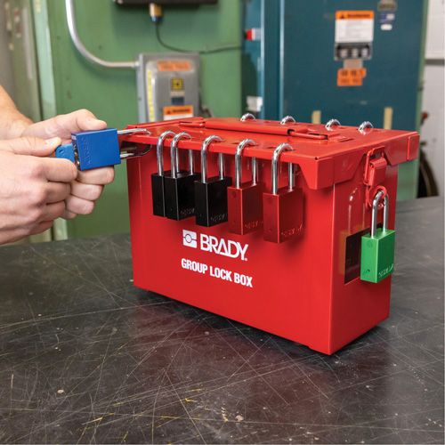 Velocity Plus Safety Lockout Padlock, Orange, Keyed Alike, Aluminum, 1-1/2" Width Dufferin Supply