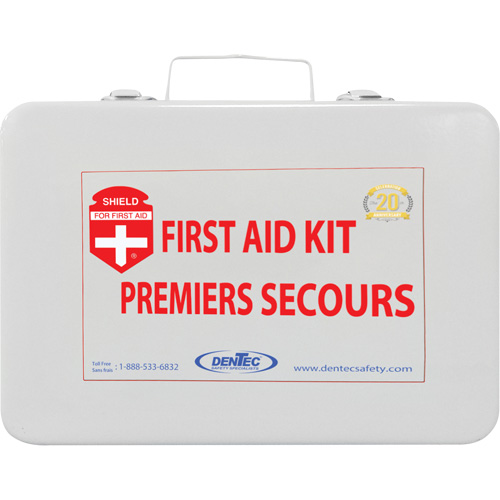 Trousse de premiers soins Shield, R&eacute;pond ou surpasse la norme CSA Z1220-24 type 2 environnements &agrave; faible risque, Petit (2-25 travailleurs) Dufferin Supply