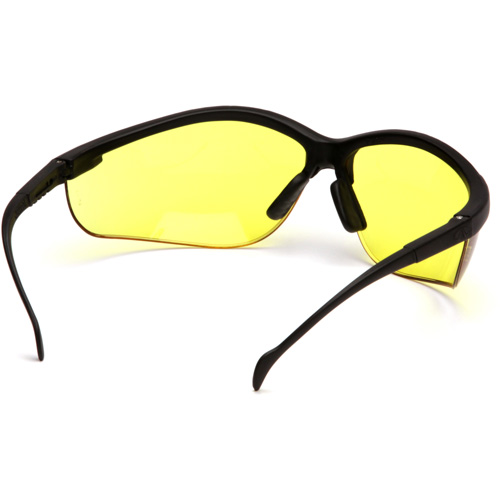 Lunettes de s&eacute;curit&eacute; &agrave; demi-monture Venture II, Lentille Ambr&eacute;e, ANSI Z87+/MCEPS GL-PD 10-12/R&eacute;pond ou surpasse la norme CSA Z94.3 Dufferin Supply