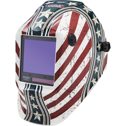 VIKING 3350 Daredevil Welding Helmet, 3.74" L x 3.34" W View Area, 5 - 13 Shade Range Dufferin Supply