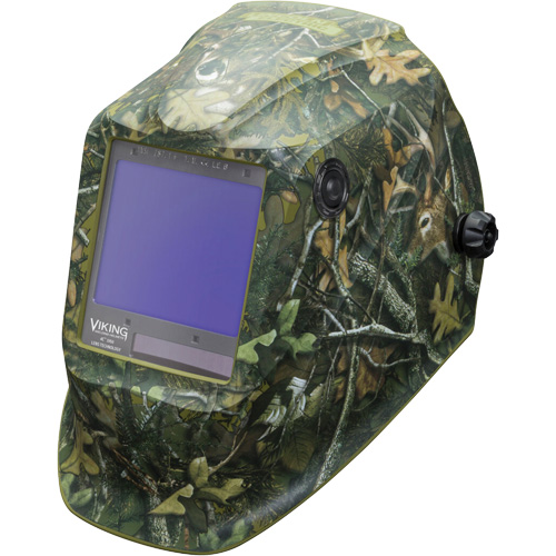 Masque de soudage VIKING 3350 White Tail Camo, 3,74" lo x 3,34" la Champ de vision, Teinte 5 - 13 Dufferin Supply