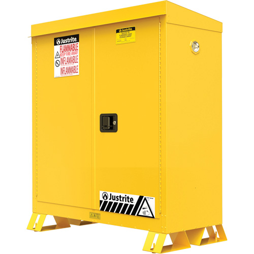 Outdoor Flammable Storage Cabinet, 30 gal., 2 Door, 43" W x 44" H x 18" D Dufferin Supply