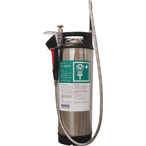 Douche d'urgence ind&eacute;pendante et portable, Pressuris&eacute;, Capacit&eacute; 4 gal., Conformit&eacute; Aucune Dufferin Supply