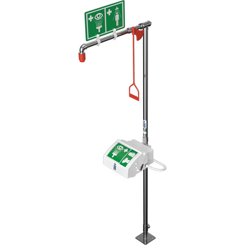 Douche combin&eacute;e avec cuvette ferm&eacute;e en ABS et entr&eacute;e sup&eacute;rieure, Socle Dufferin Supply