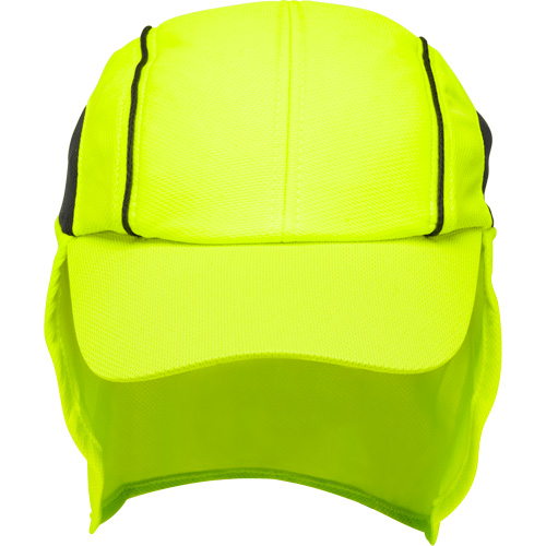 Chapeaux de refroidissement avec voiles pour le cou, Lime haute visibilit&eacute; Dufferin Supply
