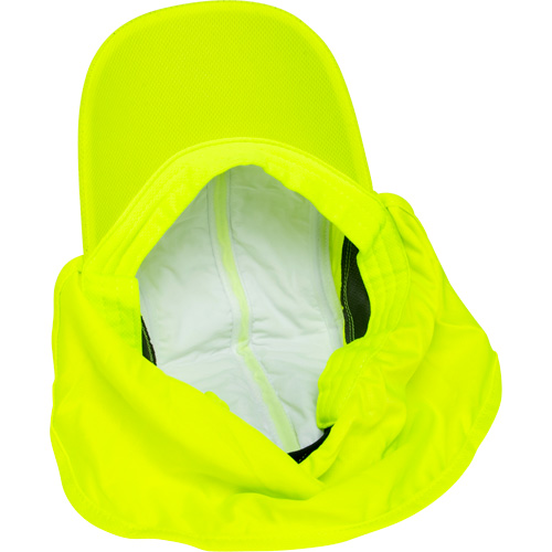 Chapeaux de refroidissement avec voiles pour le cou, Lime haute visibilit&eacute; Dufferin Supply