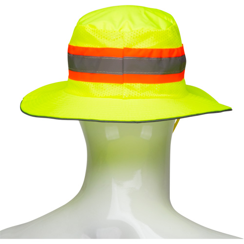 Chapeau de p&ecirc;cheur &agrave; refroidissement par &eacute;vaporation, Lime haute visibilit&eacute; Dufferin Supply