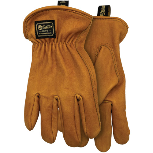 Gants r&eacute;sistants &agrave; la coupe The Duke 597CR, Taille Moyen, Enveloppe en Cuir de vache/Para-aramide/Polyester/Acier inoxydable, ASTM ANSI niveau A5 Dufferin Supply
