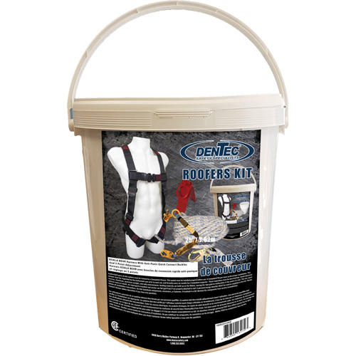 Koala Behr Roofer's Kit with 50' Rope, CSA Certified, Class A, Large/Medium/X-Large, 310 lbs. Cap. Dufferin Supply