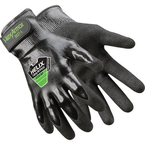 Gants Helix 3027, Taille 6/T-petit, Calibre 21, Rev&ecirc;tement Nitrile, Enveloppe en PEHP, ASTM ANSI niveau A7 Dufferin Supply