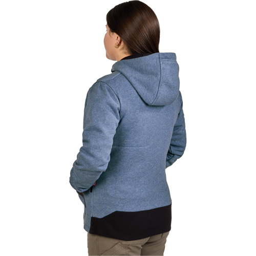 M12 Heated Hoodie with Battery, Women's, X-Large, Blue, Poly-Cotton Dufferin Supply