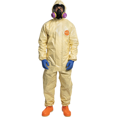 Tychem&reg; 6000 SFR Coverall, Size Small, Khaki Dufferin Supply