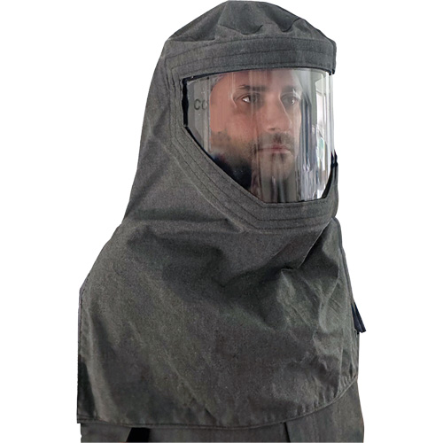 CoreMAX FR Chemical Splash Hood, Grey Dufferin Supply