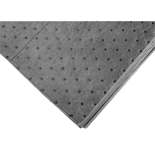 Feuilles absorbantes li&eacute;es, Universel, 15" x 19", 12 gal. d'absorption Dufferin Supply