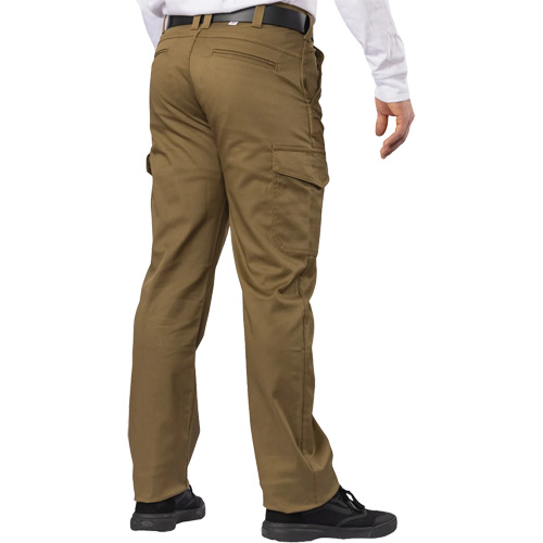 Big Flex Cargo Pants, Poly-Cotton/Spandex, Military Olive Green, Size 28, 30 Inseam Dufferin Supply