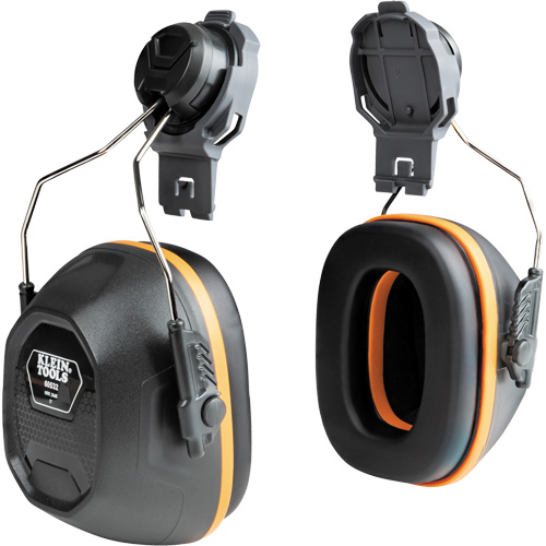 Cache-oreilles pour casques de s&eacute;curit&eacute;, Fixation pour casque, 27 NRR dB Dufferin Supply