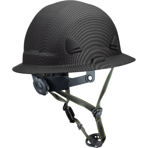Casque Fibre Metal de style escalade avec bordure compl&egrave;te, R&eacute;pond aux normes CSA type 2, Suspension Rochet, Non ventil&eacute; Dufferin Supply