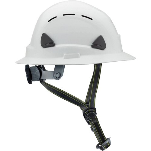 Casque Fibre Metal de style escalade avec bordure compl&egrave;te, R&eacute;pond aux normes CSA type 2, Suspension Rochet, Ventil&eacute; Dufferin Supply