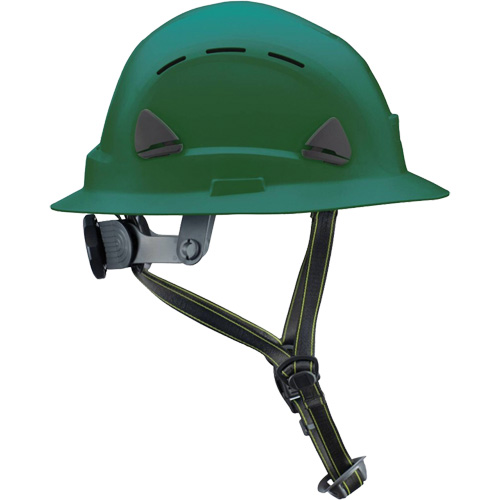 Fibre Metal Climbing Style Helmet with Full Brim, Meets CSA Type 2, Ratchet Suspension, Vented Dufferin Supply