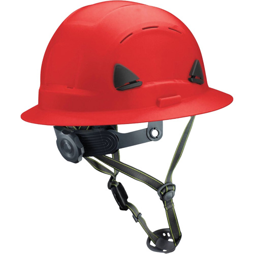 Casque Fibre Metal de style escalade avec bordure compl&egrave;te, R&eacute;pond aux normes CSA type 2, Suspension Rochet, Ventil&eacute; Dufferin Supply