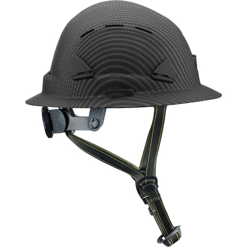 Casque Fibre Metal de style escalade avec bordure compl&egrave;te, R&eacute;pond aux normes CSA type 2, Suspension Rochet, Ventil&eacute; Dufferin Supply