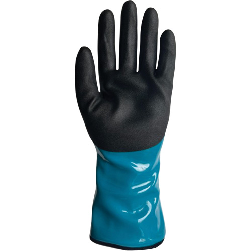 Gants alimentaires de protection contre les produits chimiques, le froid et la coupe, Taille 7, 12" lo, PVC, Doublure en Nylon Dufferin Supply