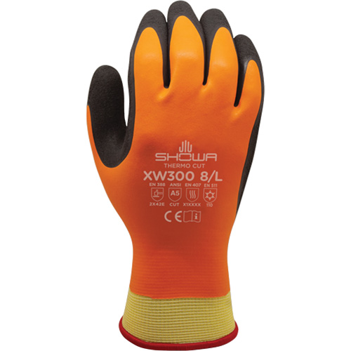 Gants r&eacute;sistants &agrave; la coupe et au froid XW300 , 7/Moyen, R&ecirc;vetement Latex de caoutchouc, Enveloppe en Kevlar Dufferin Supply