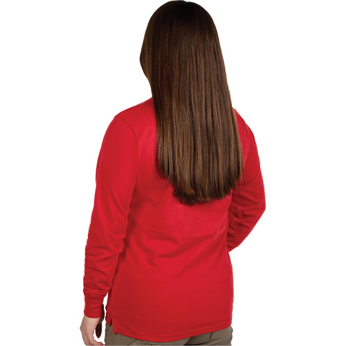 T-shirt &agrave; manches longues avec logo GRIDIRON, Femmes, T-petit, Rouge Dufferin Supply