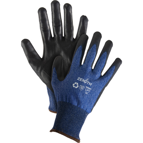 Gants &eacute;lastiques &eacute;cologiques r&eacute;sistants &agrave; la coupe, Taille 7, Calibre 18, Rev&ecirc;tement Polyur&eacute;thane, Enveloppe en Acier inoxydable/PEHP/rPET, ASTM ANSI niveau A5 Dufferin Supply
