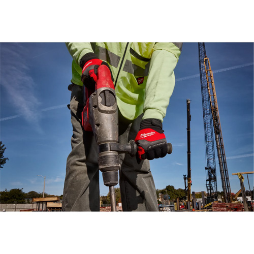 Gants de travail antivibration, Taille Petit, Paume Synth&eacute;tique Dufferin Supply