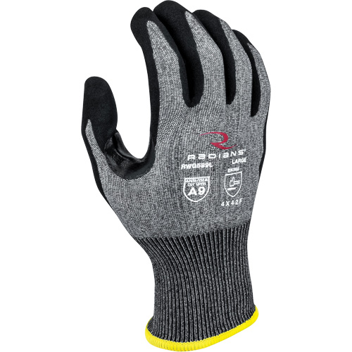 RWG589 Cut Protection Coated Gloves, Size 2X-Large, 18 Gauge, Foam Nitrile Coated, HPPE Shell, ASTM ANSI Level A9/EN 388 Level F Dufferin Supply