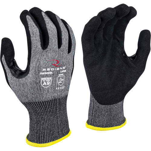RWG589 Cut Protection Coated Gloves, Size 2X-Large, 18 Gauge, Foam Nitrile Coated, HPPE Shell, ASTM ANSI Level A9/EN 388 Level F Dufferin Supply