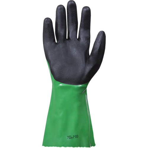 Gants r&eacute;sistants aux produits chimiques SolvStop, Taille 7, 12" lo, PVC Dufferin Supply