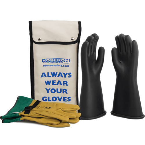 Ensemble de gants en caoutchouc pour l'&eacute;lectricit&eacute; de classe 1, 8, 14" lo, 37 cal/cm², NFPA 70E Dufferin Supply