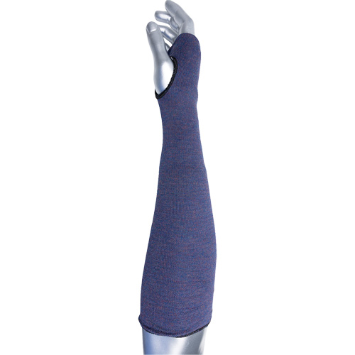 Manchette ASP &agrave; 2 plis avec trou pour pouce ECO Series Kut Gard, Aramide, 14", ASTM ANSI niveau A3, Mauve Dufferin Supply