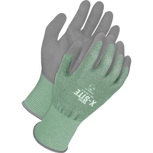 X-Site&reg; Coated Cut-Resistant Touchscreen Gloves, Size 6, 18 Gauge, Polyurethane Coated, HPPE Shell, ASTM ANSI Level A4 Dufferin Supply