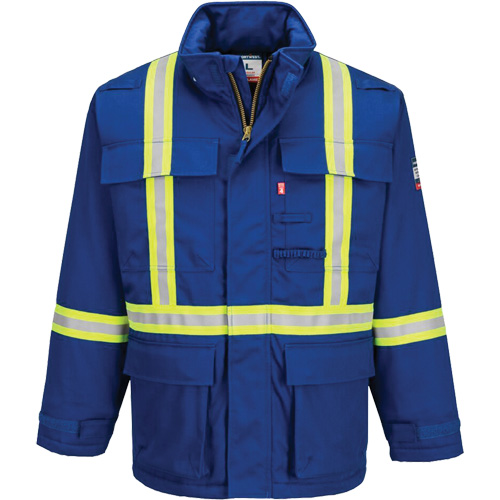 Bizflame&reg; 88/12 Insulated Winter Parka, Blue, Medium (Tall) Dufferin Supply