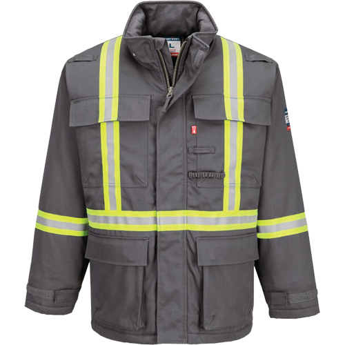 Bizflame&reg; 88/12 Insulated Winter Parka, Grey, Medium (Tall) Dufferin Supply