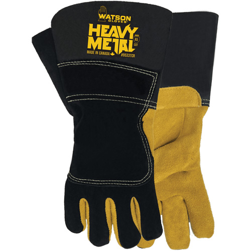 Black Velvet Winter Heavy Metal Welding Gloves, Size Small, Split Elkhide Shell, ASTM ANSI Level A5 Dufferin Supply