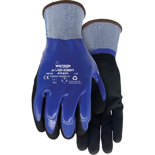 Gants Stealth Avenger 372, Petit, R&ecirc;vetement Nitrile, Calibre 15, Enveloppe en rPET Dufferin Supply