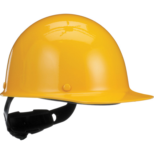 Skullgard&reg; Full Brim Hard Hat, Ratchet Suspension, Yellow Dufferin Supply